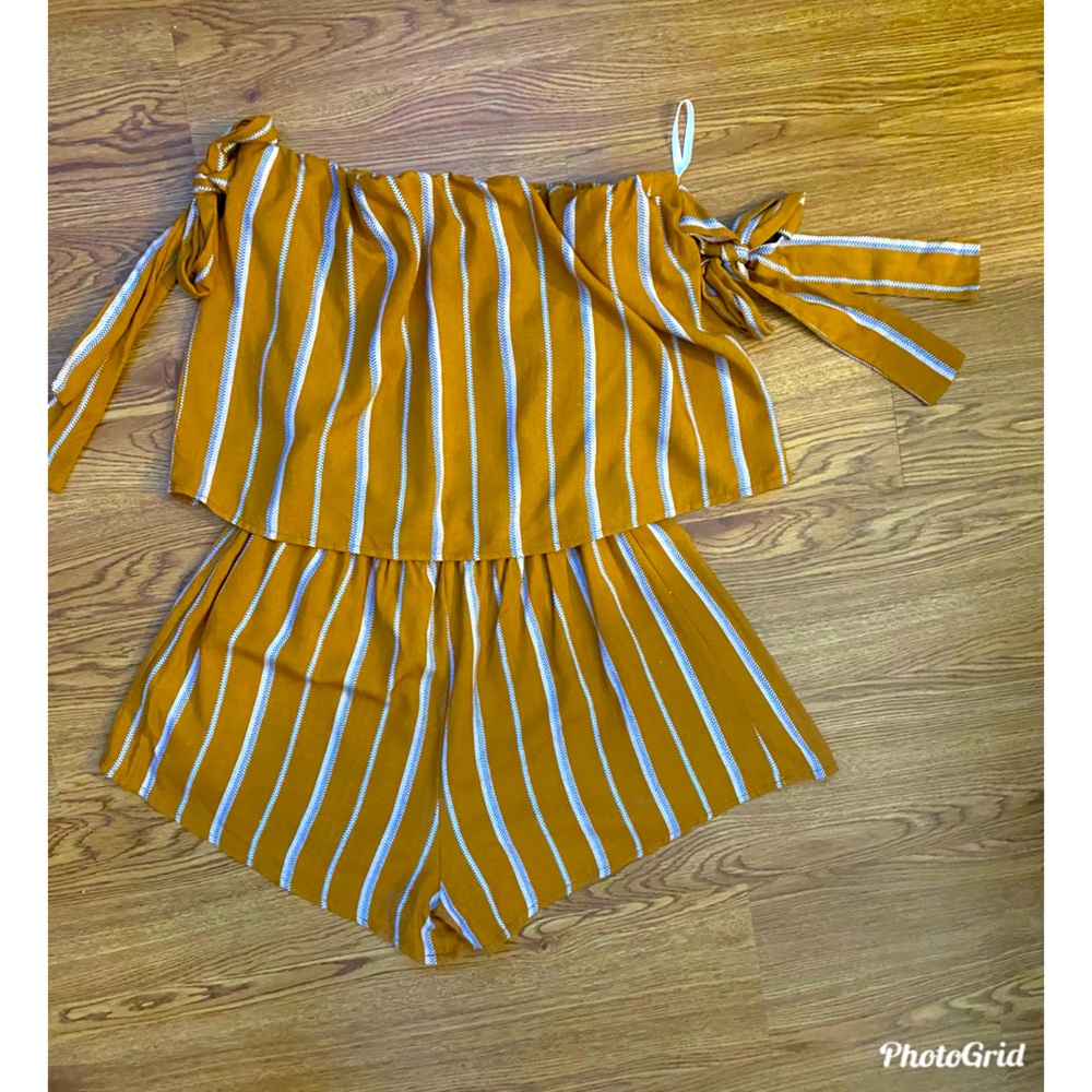 Striped Romper